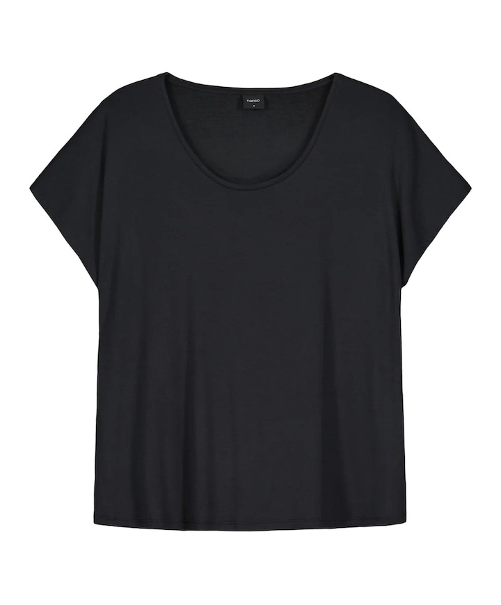 Dames pyjamatop zwart