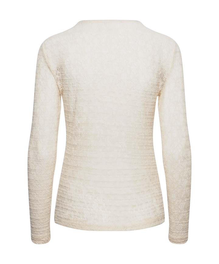 Dames top ecru