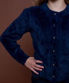 Meisjes vest blauw