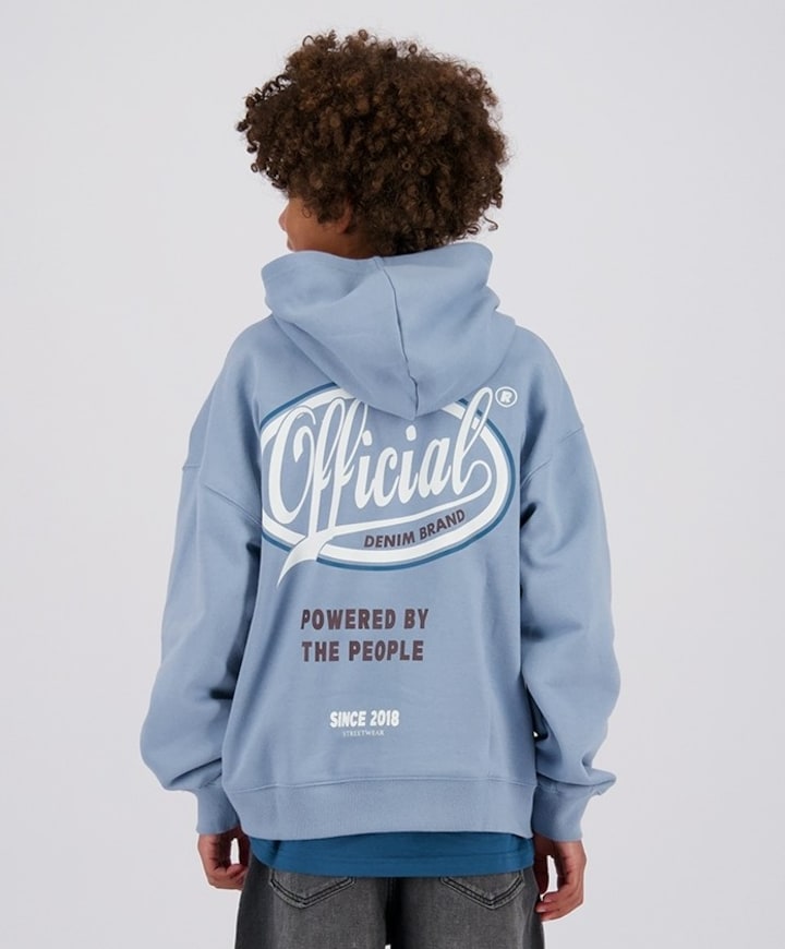 Jongens hoodie blauw