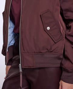 Dames jas reversible bordeaux