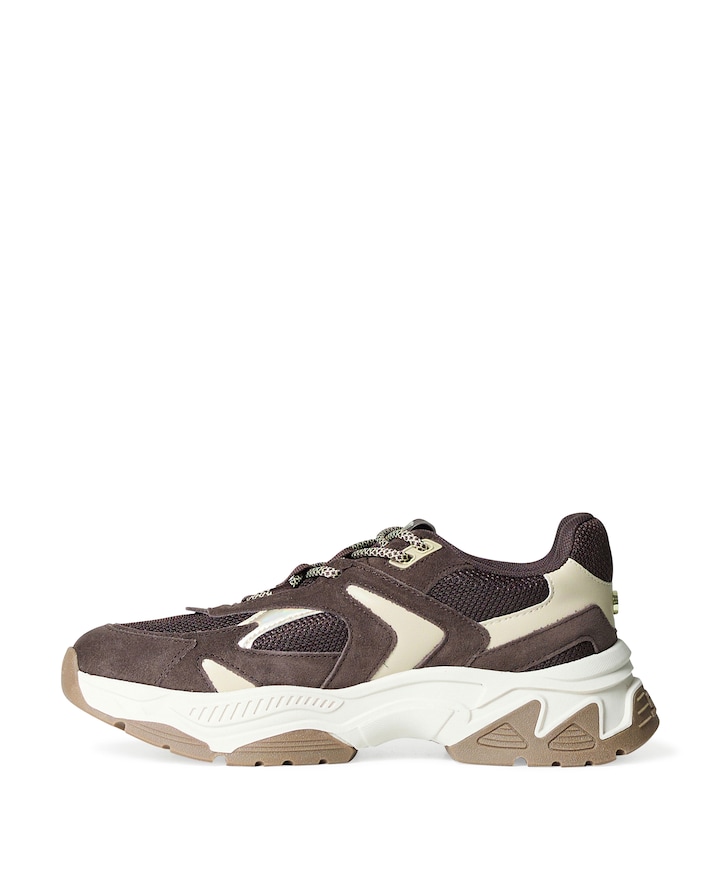 Ample dames sneakers bruin