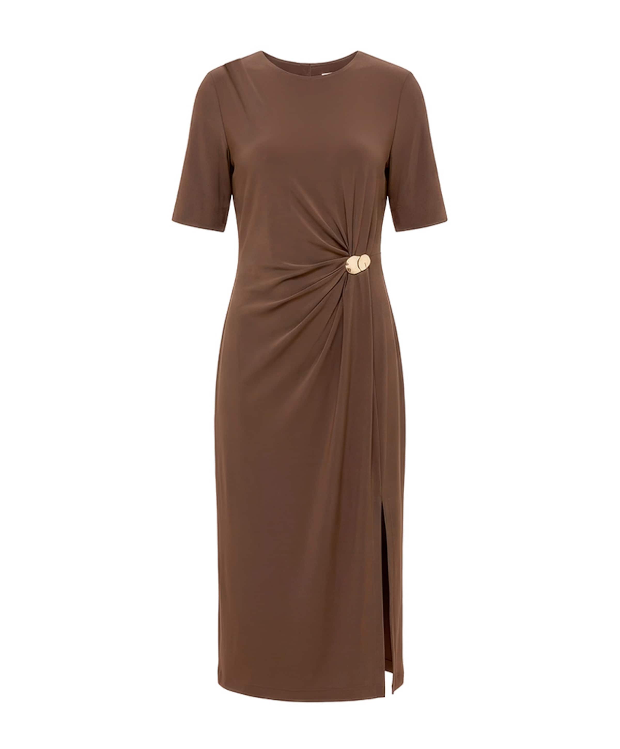 Dames jurk bruin