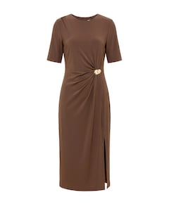 Dames jurk bruin