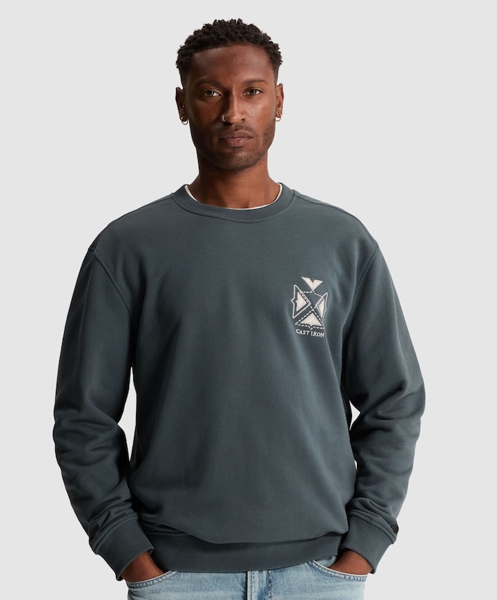 Heren trui blauw