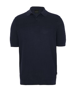 Heren polo blauw