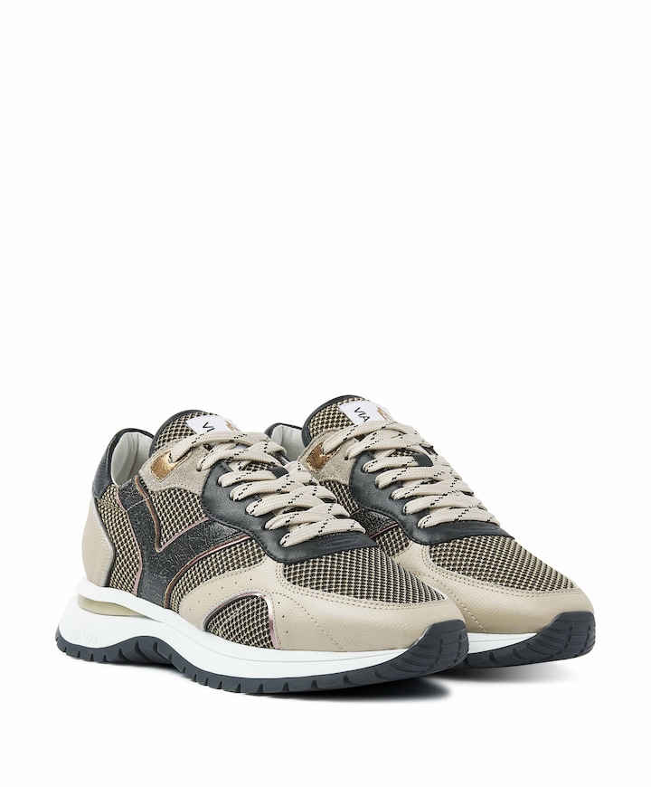Usher Elliot dames sneakers beige