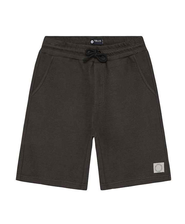 Jog short structure jongens korte broek grijs