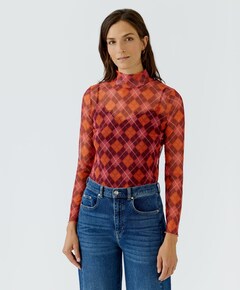 Dames longsleeve rood