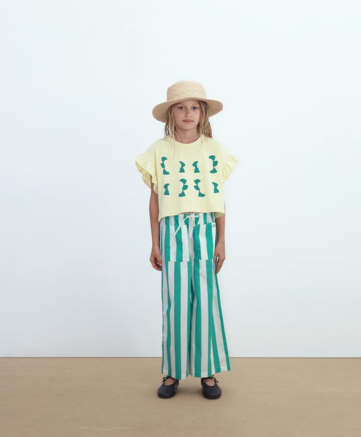 Meisjes t-shirt geel