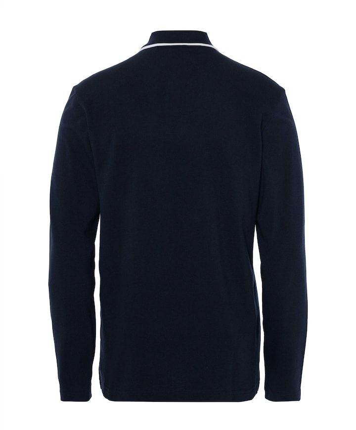 Heren polo blauw