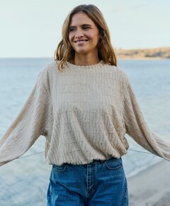 Dames trui beige
