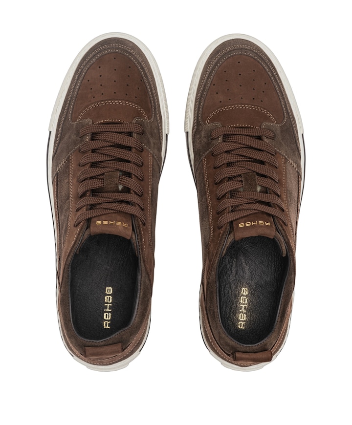 CREON MIX heren sneakers bruin