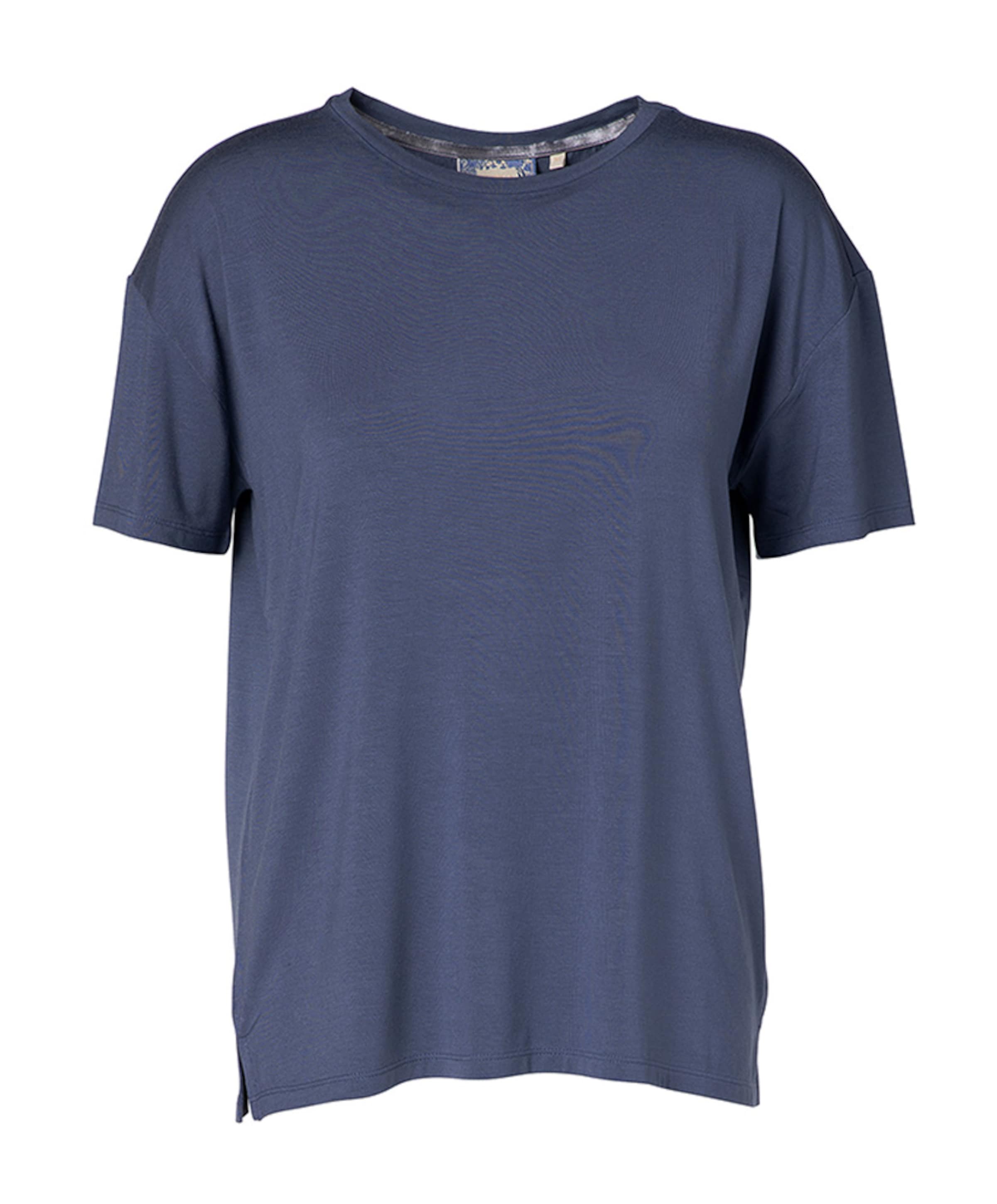 Dames pyjamatop blauw