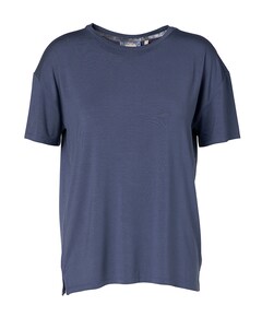 Dames pyjamatop blauw