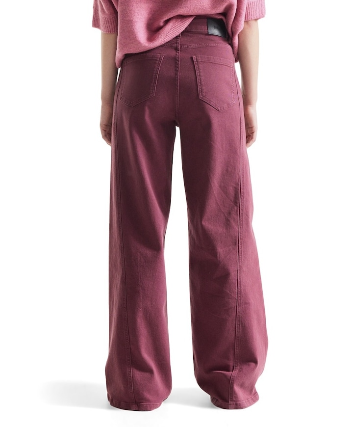 JONE JEANS pwd 457 wide leg dames broek rood