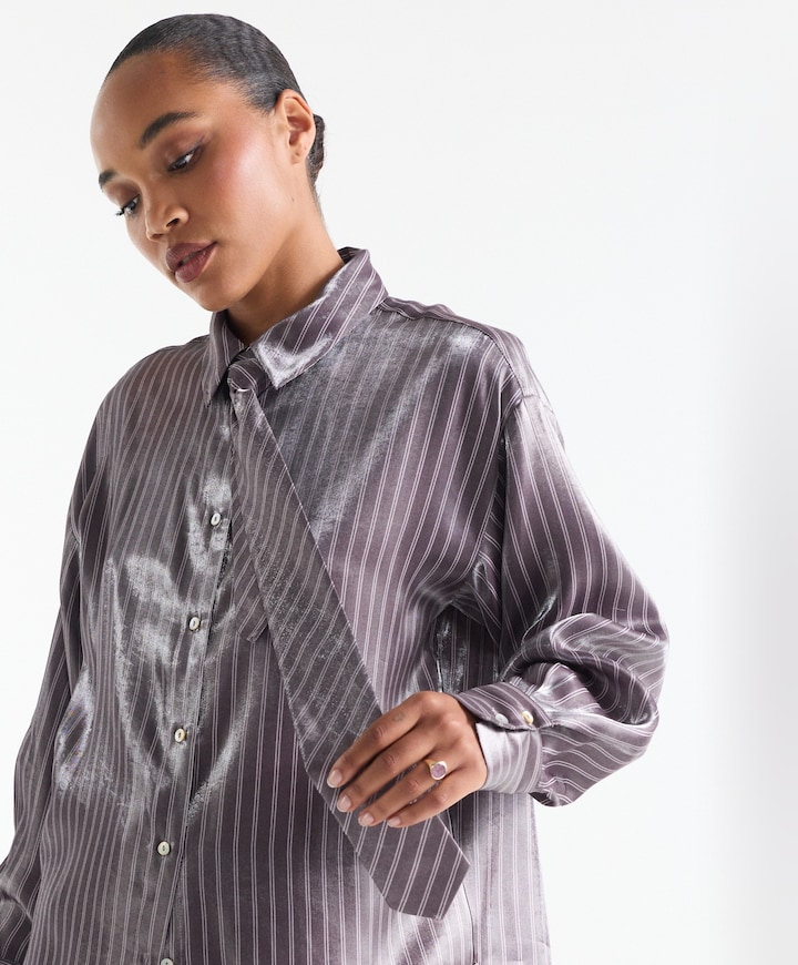 Dames blouse paars