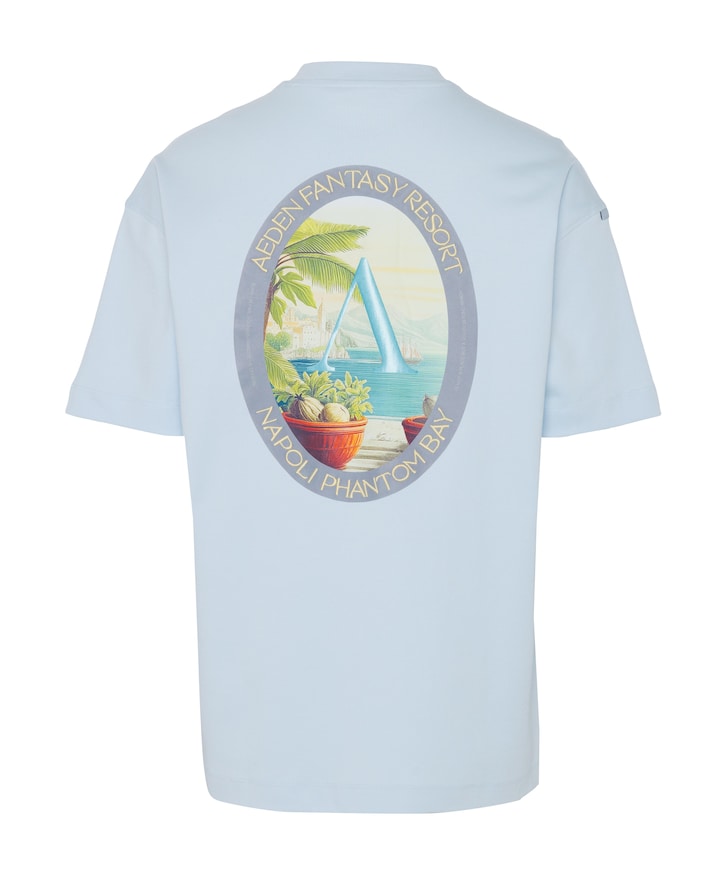 Heren T-shirt blauw