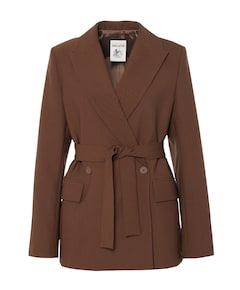 Dames blazer bruin