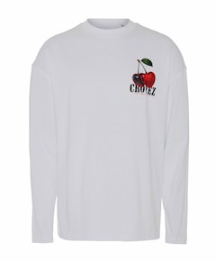 Heren longsleeve wit