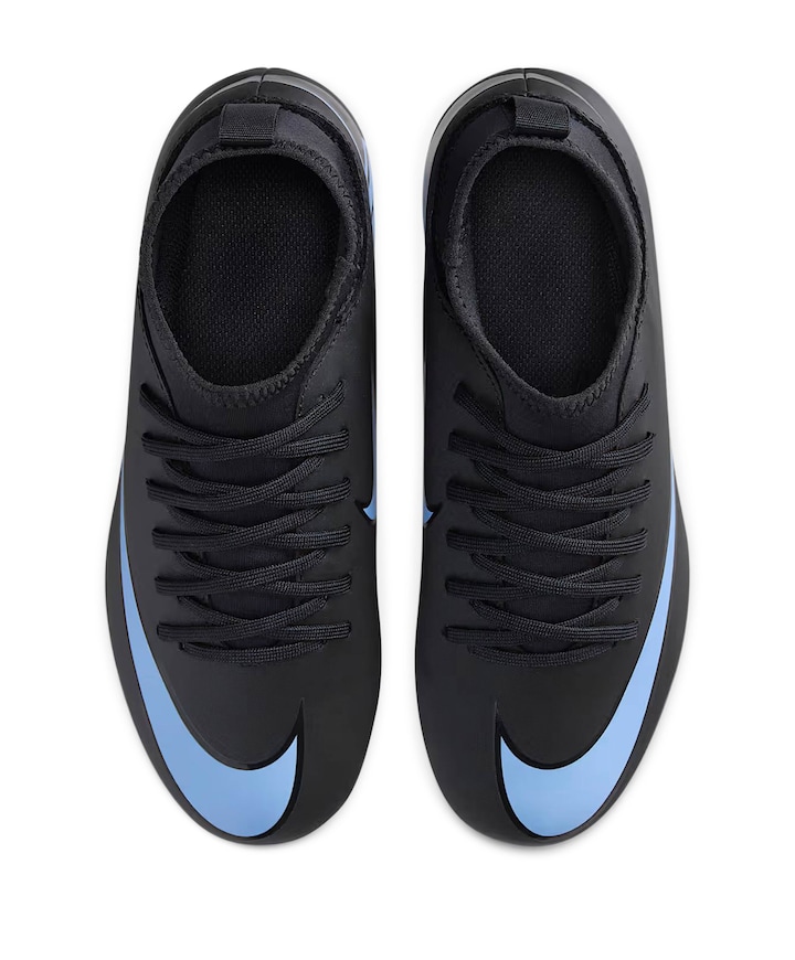 Jr Superfly 10 Club Fg/mg jongens voetbalschoenen zwart