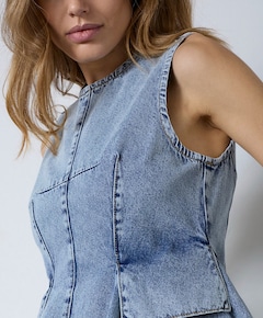 Dames top blauw