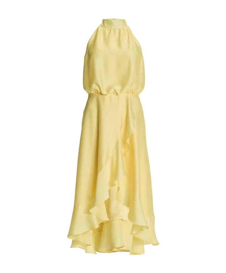 Dames jurk geel