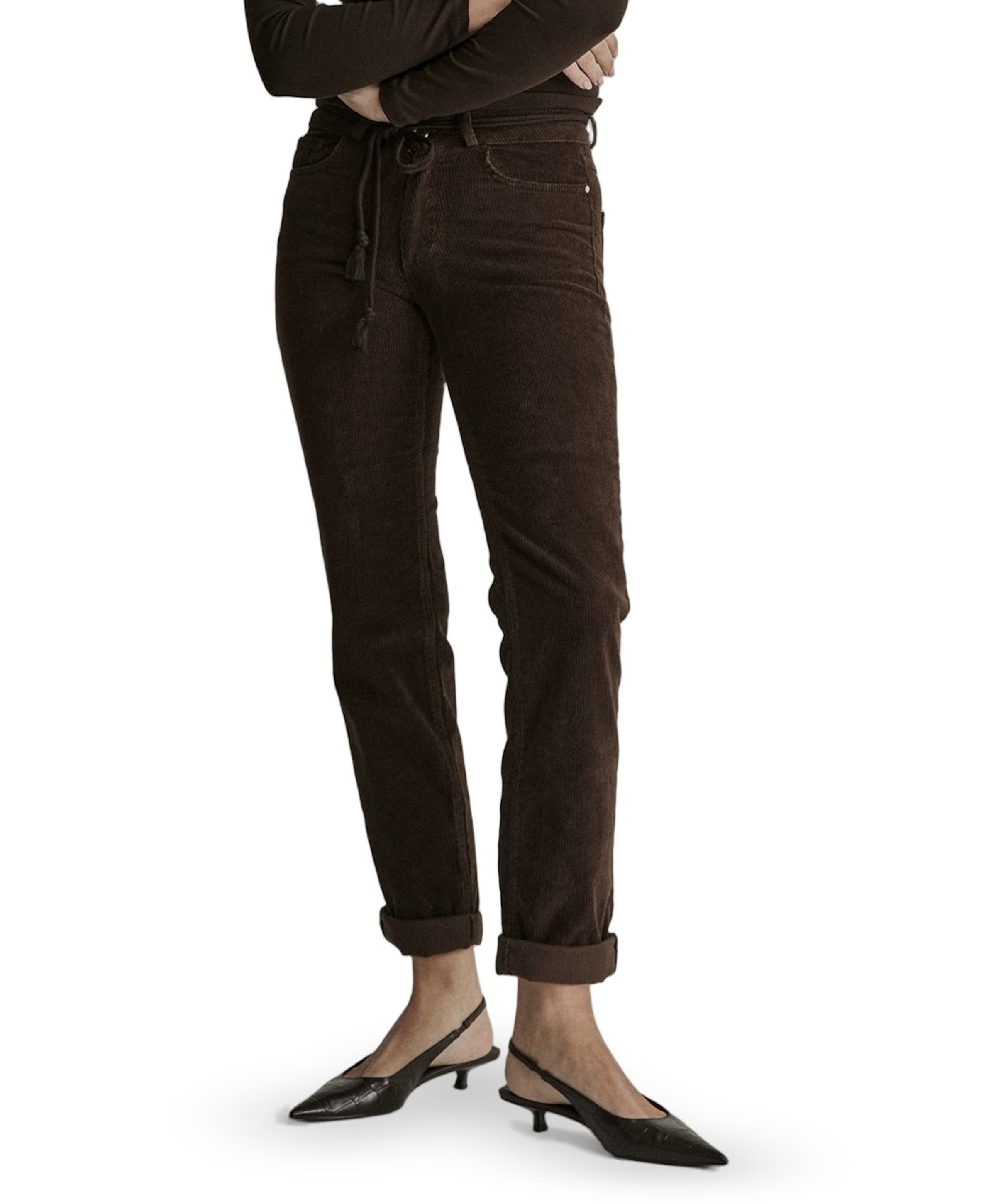 Bobby - Vintage Corduroy - 001 - Bl dames broek bruin