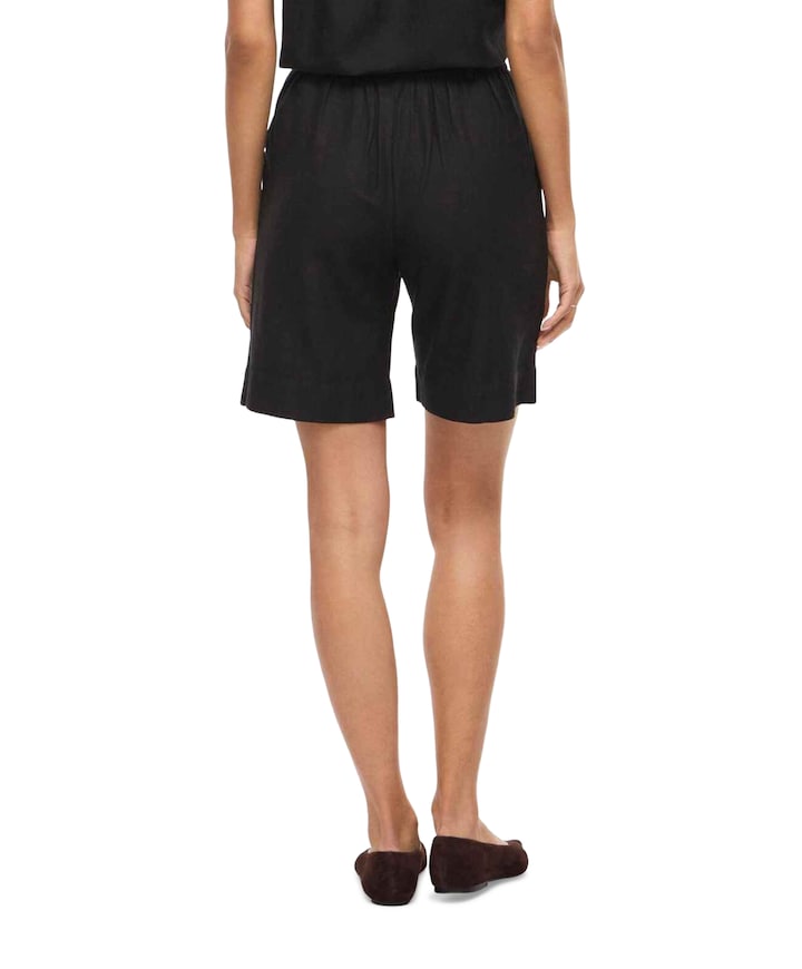 VIPRISILLA HW VOL - dames bermuda zwart