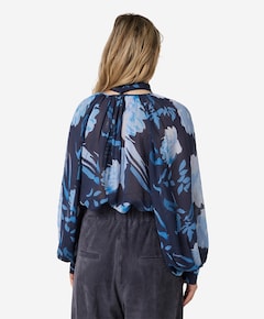 Dames blouse blauw
