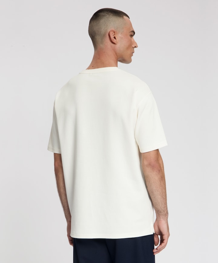 Heren T-shirt ecru