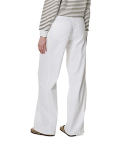 Claudette Slanted Seams dames jeans ecru