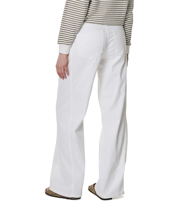 Claudette Slanted Seams dames jeans ecru