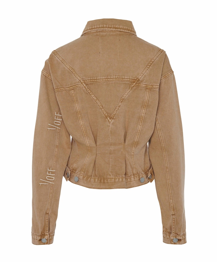 Dames spijkerjas  beige