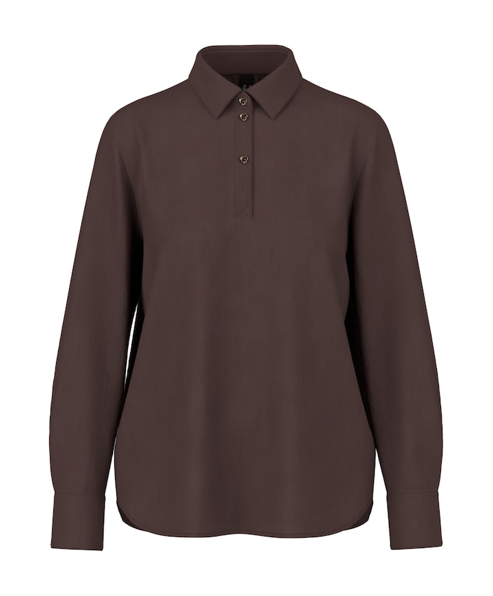 Dames blouse bruin