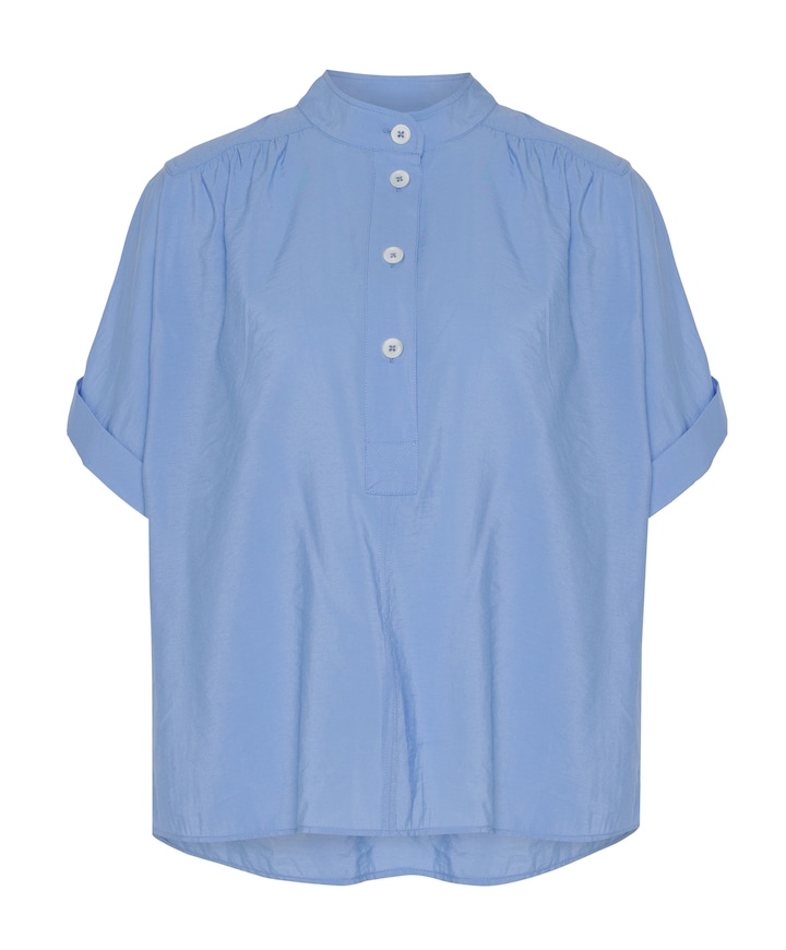 Dames blouse blauw