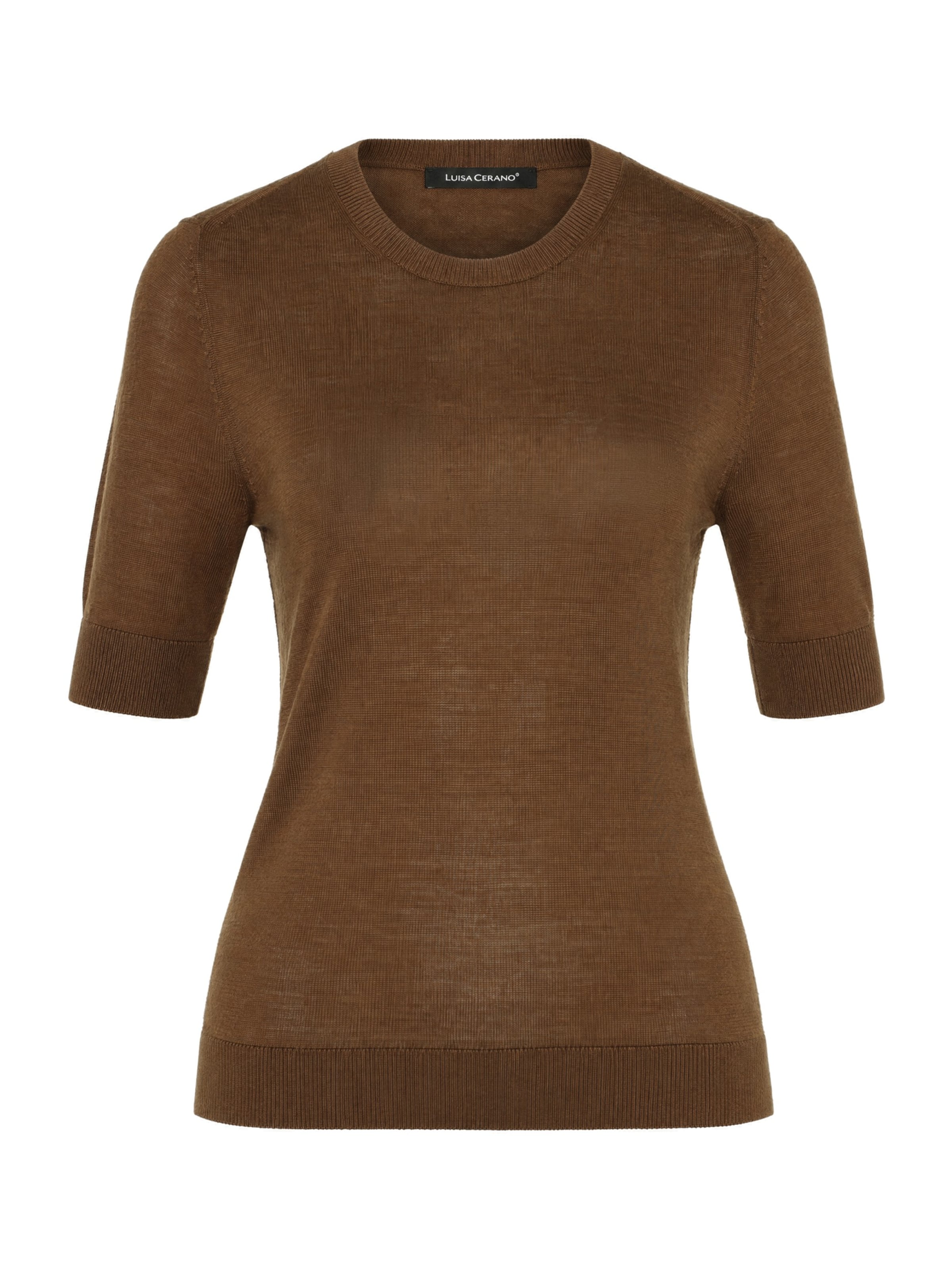 Dames T-shirt bruin