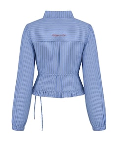 Dames blouse blauw