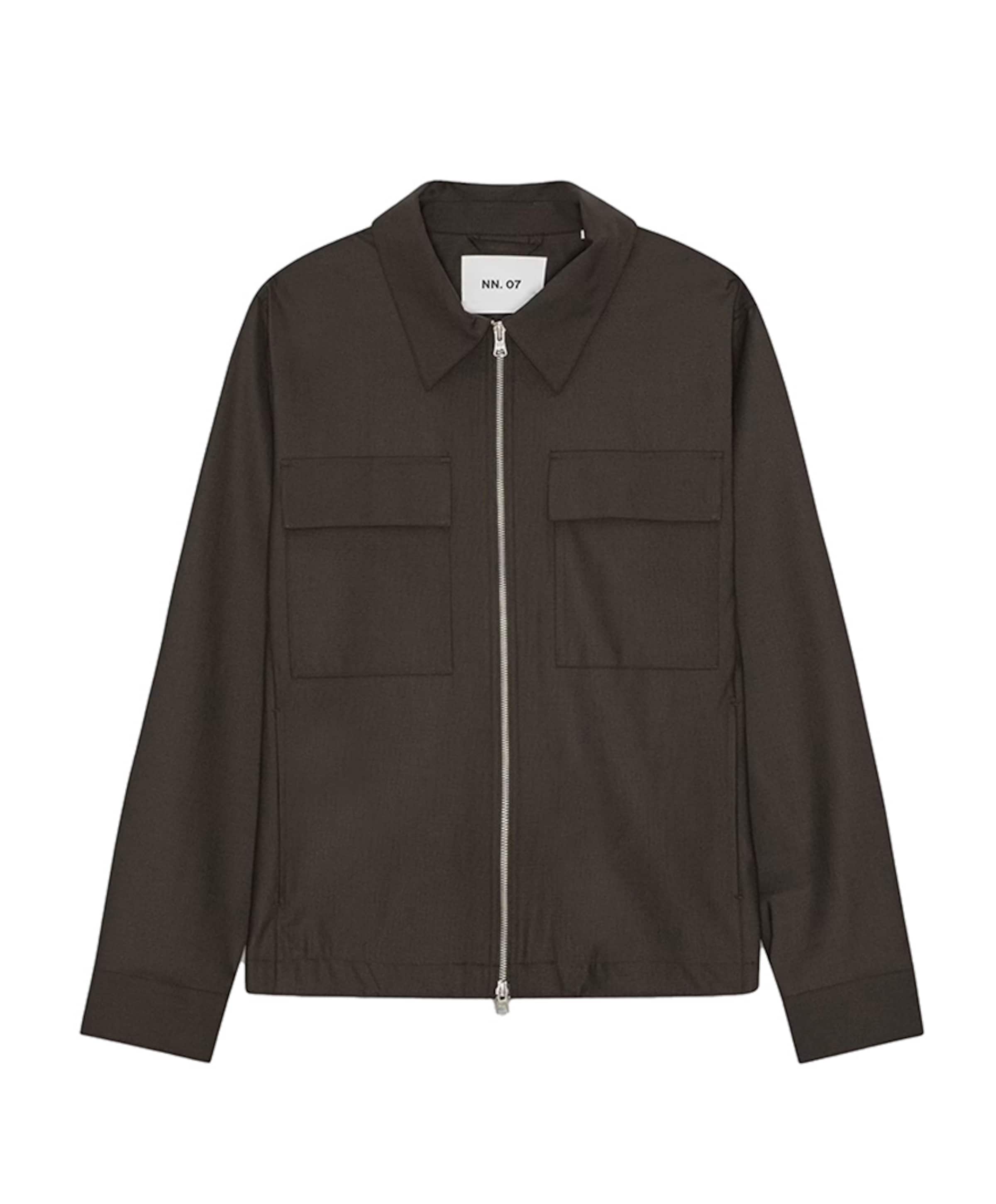Heren overshirt bruin