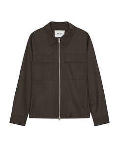 Heren overshirt bruin
