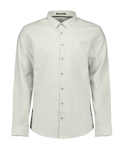 Heren overhemd lange mouw groen