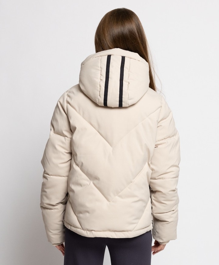 Meisjes jas beige