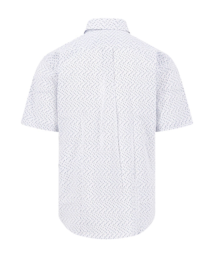 Heren overhemd korte mouw roze