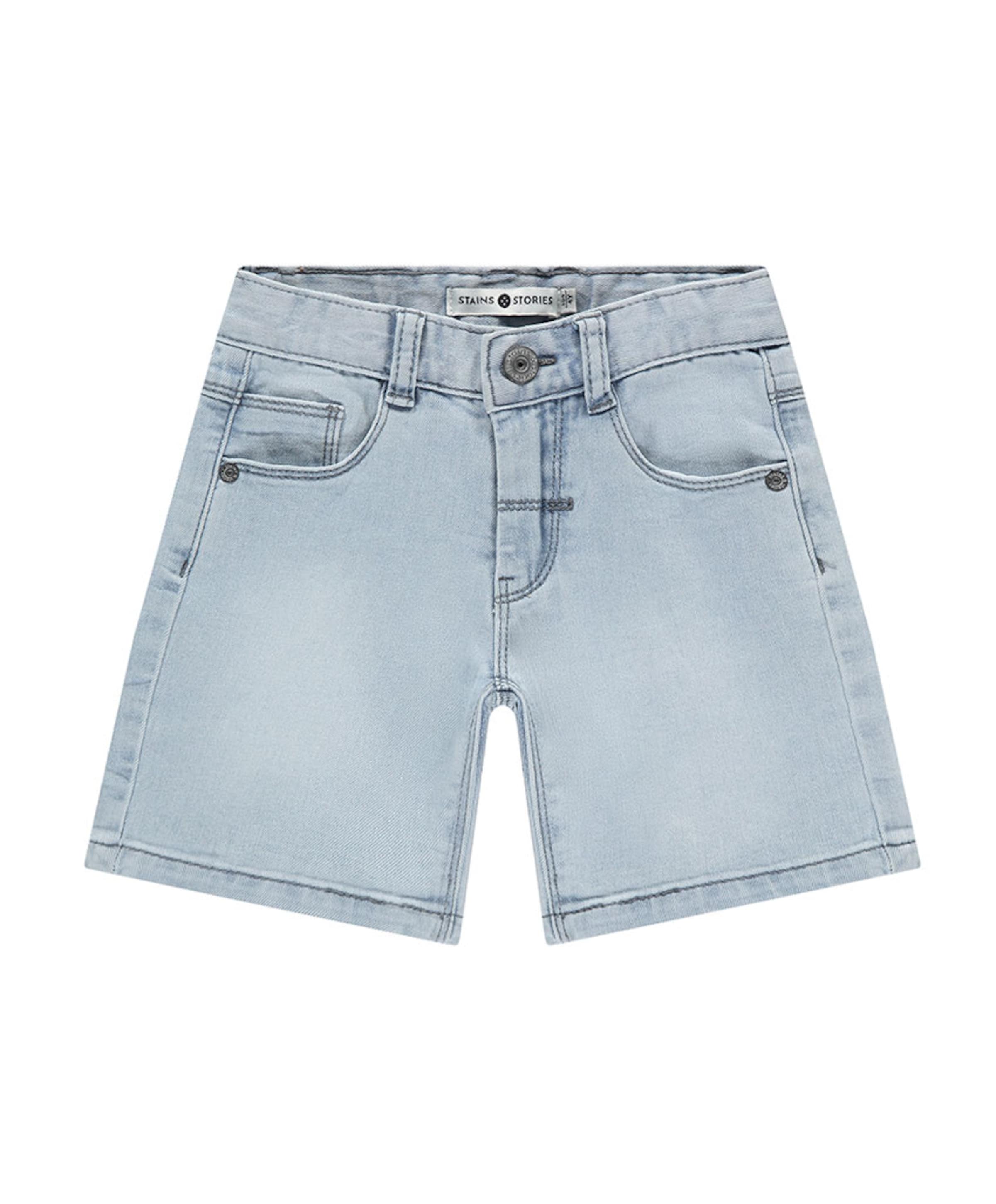 Boys Denim Short jongens korte broek blauw