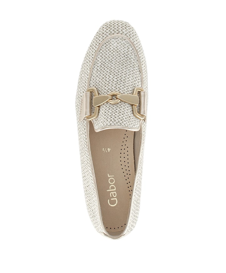dames loafers ecru