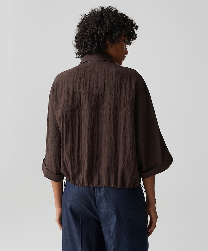 Dames blouse bruin