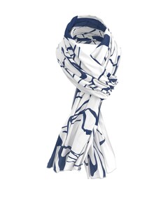 Dames sjaal blauw