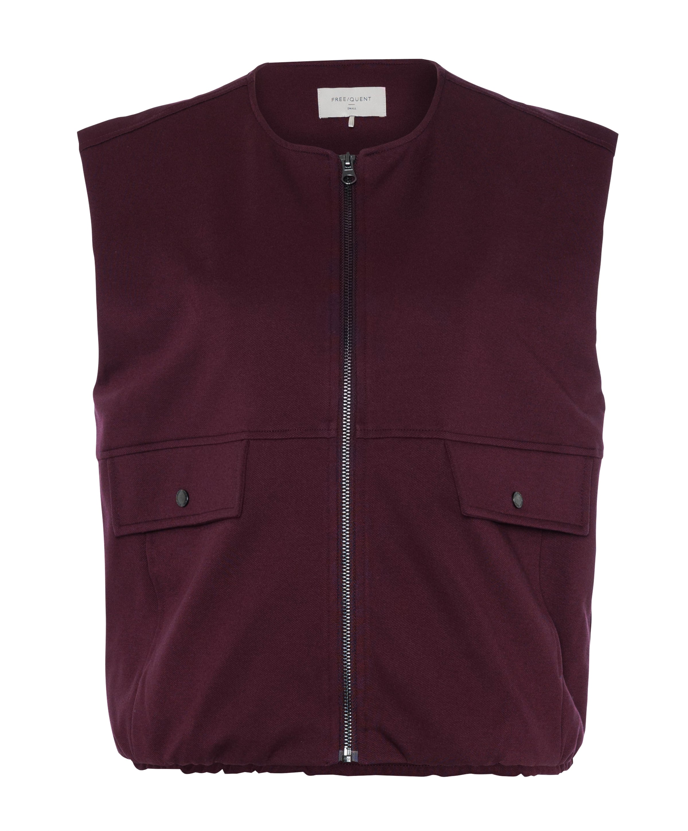 Dames gilet bordeaux