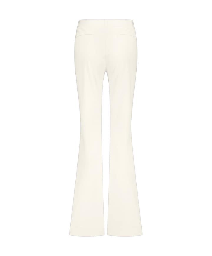 Flair LONG bonded trousers dames broek ecru