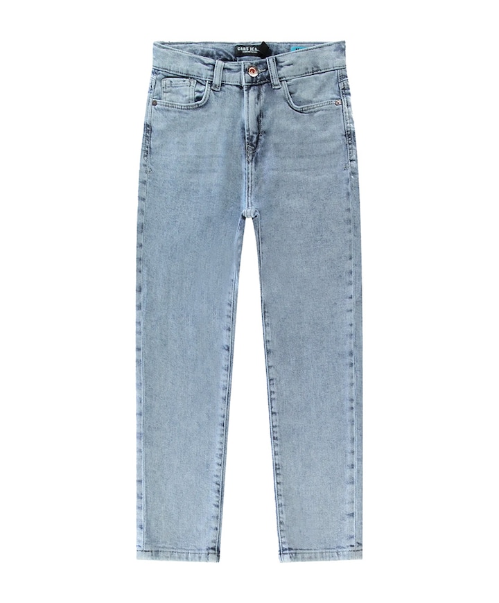 Kids MAXWEL Denim Grey Used jongens jeans blauw